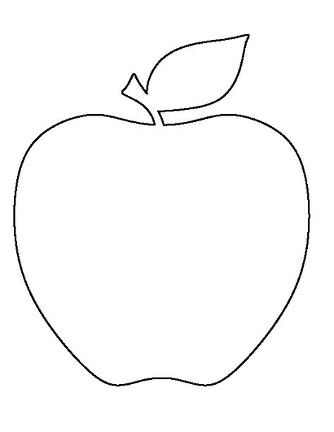 Apple pattern. Use the printable outline for crafts, creating stencils, scrapbooking, and more. Free PDF template to download and print at http://patternuniverse.com/download/apple-pattern/ Operation Game Pieces Printable Template Apple, Operation Costume Pieces Template, Apple Paper Crafts, Apple Pattern Printable, Apple Template Free Printable, Apple Preschool Activities, Apple Stencil, Operation Costume, Apple Art Projects