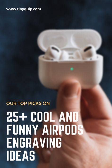 These are the funniest and coolest Airpod Engraving Ideas that will leave you jaw-dropped. Cool & Funny Airpods Engraving for - Father Mother Boyfriend Girlfriend Anniversary and More. #airpods #airpodengraving #airpodspro #airpodsfunny #airpodsengrave #airpodscool #cool #funny #ideas #boyfriend #girlfriend #cool #funny #mother #father #anniversary #bestgift #gift #airpodsengraving Engraved Airpods Ideas, Airpod Case Quotes, Funny Engraving Ideas, Quotes On Airpods, Funny Names For Your Airpods, Names For Airpods On Phone Funny, Funny Airpods Names, Airpods Name Ideas Funny, Airpod Names Ideas Funny