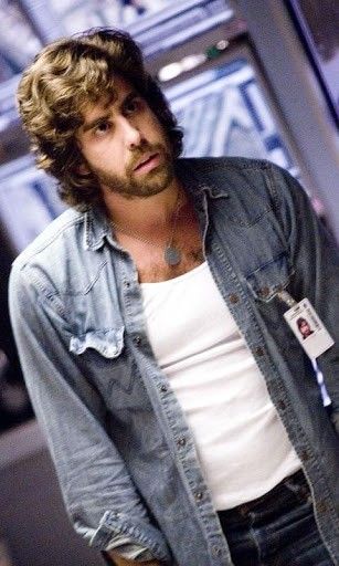 Adam Goldberg // Deja Vu so scruffy, so confident, so smart I love him in this. Adam Goldberg, Paula Patton, Denzel Washington, Deja Vu, I Love Him, Love Him, Washington, Denim Jacket, I Love