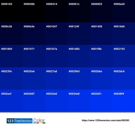 Pantone Dark Blue C | #00239C - Detailed Color Information and Usage Pantone Dark Blue, Dark Blue Color Palette, Dark Blue Color Code, Brookhaven Outfit, Shades Of Dark Blue, Split Complementary Colors, Decal Codes, Monochromatic Palette, Deep Blue Color