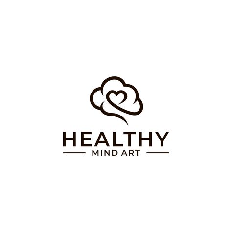 Design #23 by Wuireng_art | Design a Heart + Brain logo for mental health company Mental Health Symbol, Instagram Food Pictures, Hospital Logo, Mental Health Inspiration, Building Brand, Logo Design Health, Brain Logo, Health Symbol, Heart Brain