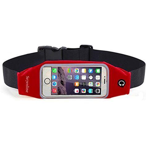 Se7enline Running Belt, Lightweight Sweatproof Large Capacity Waist Pack Bag with Clear Touch Screen Windows for iPhone 7/8 Plus 6/6S Plus 5/5S Samsung Galaxy S5 S4 4.7 5.5 inches >>> You can get more details by clicking on the image. (This is an affiliate link) Running Pouch, Flip Belt, Hiking Workout, Workout Belt, Running Headphones, Running Belt, Belt Pouch, Running Workouts, Waist Pack