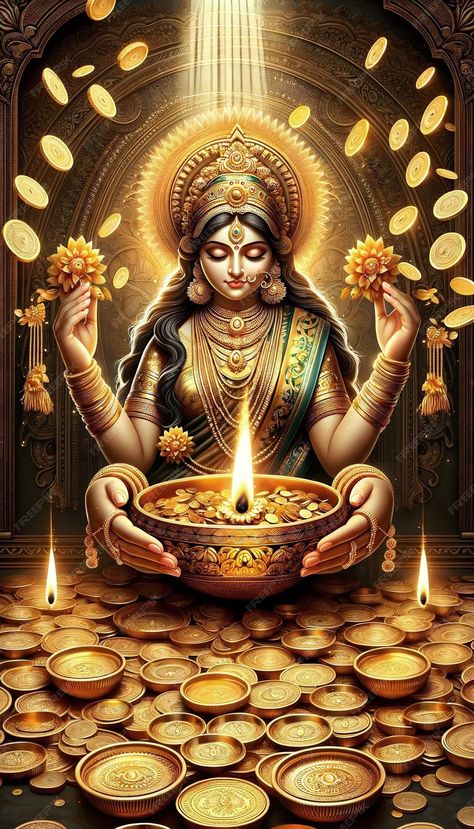 Kubera Lakshmi Images, Kubera God, Mahalakshmi Goddesses Hd Wallpaper, Lord Venkateswara Images Full Hd Wallpaper, Hindu Gods And Goddesses, Lakshmi Photos, Maa Laxmi, All God Images, Maa Lakshmi