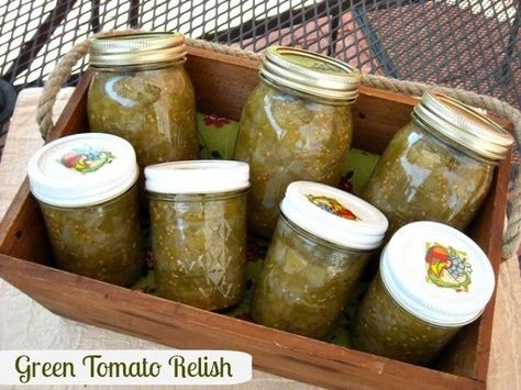 Mommy's Kitchen - Recipes From my Texas Kitchen!: Green Tomato Relish & The Gift of Southern Cooking Green Tomatoes Relish, Green Tomato Relish, Green Tomato Recipes, Texas Kitchen, Relish Recipe, Tomato Dishes, Canning Pickles, Kitchen Green, Family Friendly Recipes