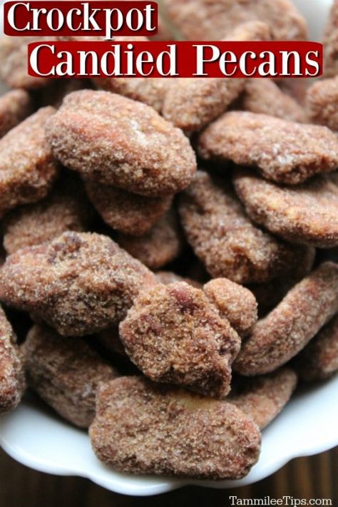 Crockpot Candies, Crockpot Candy Pecans, Candies Pecans, Candy Pecans, Crockpot Candy Recipes, Candied Pecans Recipe, Crockpot Slow Cooker, Crockpot Candy, Medicine Tips