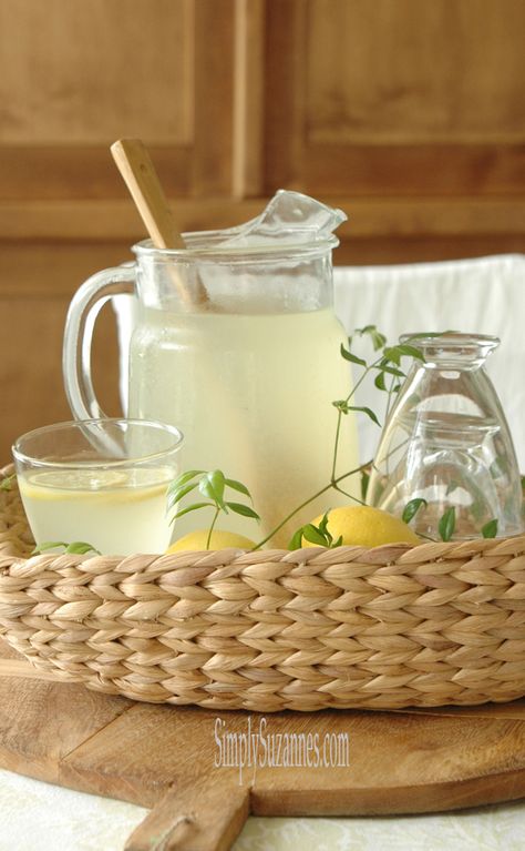 Vanilla Bean Lemonade, Warsan Shire Lemonade, Pitcher Of Lemonade, Simply Lemonade Punch, Bourbon Lemonade Pitcher, Flavored Lemonade, Italian Cream Soda, Summer Food Party, Summer Menu