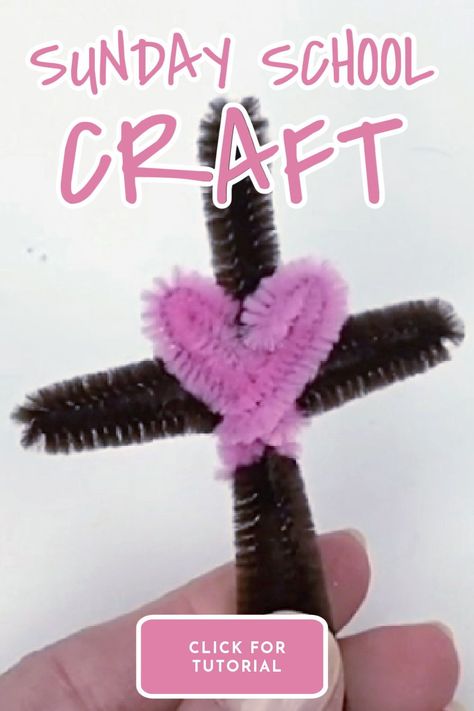 Christian Arts And Crafts, Easy Sunday School Crafts, Pencil Topper Crafts, Easter Religious Crafts, Preschool Easter, Easter Sunday School, Scout Swaps, Children's Church Crafts, Sunday School Kids