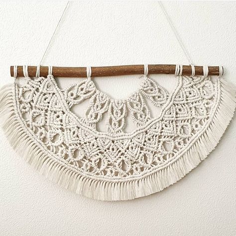 Macrame Half Mandala, Circular Macrame, Hotel Room Decoration, Half Mandala, Macrame Mandala, Mandala Wall Hanging, Large Macrame, Mandala Tapestry, Boho Dekor