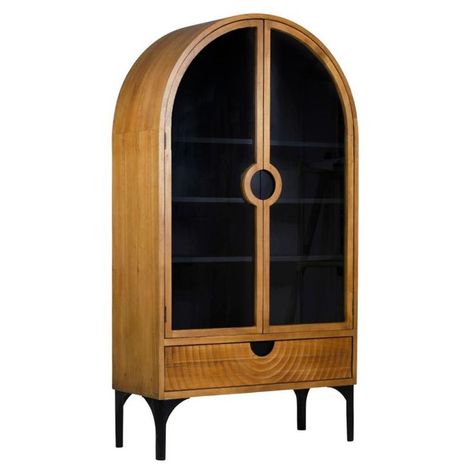 Selamat Portal Mid Century Modern Natural Brown Acacia Wood Black Interior Armoire Buffet Furniture, Traditional Dining Room, Wooden Sideboard, Lulu And Georgia, Curio Cabinet, Modern Storage, Outdoor Dining Furniture, Sideboard Cabinet, Decor Display