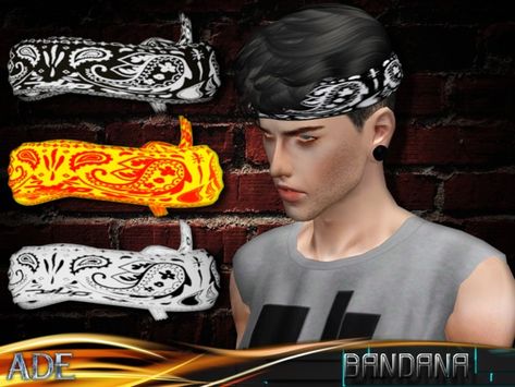 Sims Cc Bandana, Sims 4 Cc Bandana Hair, Sims 4 Bandana Cc, Sims 4 Cc Bandana, Sims 4 Bandana, Cc Accessories, Sims 3 Cc Finds, Sims4 Cc, Bill Kaulitz