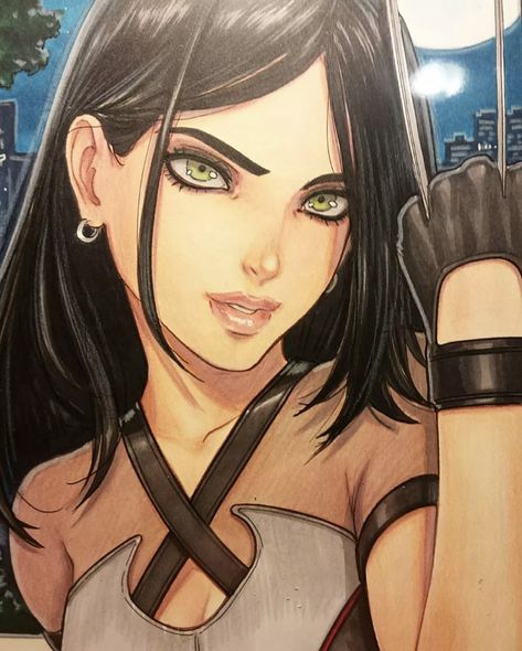 Laura Kinney Icons, X-23 Fanart, Xmen Icons, Omar Dogan, Marvel Comics Women, Laura Kinney, Concept Art Tutorial, Wolverine Marvel, Arte Dc Comics