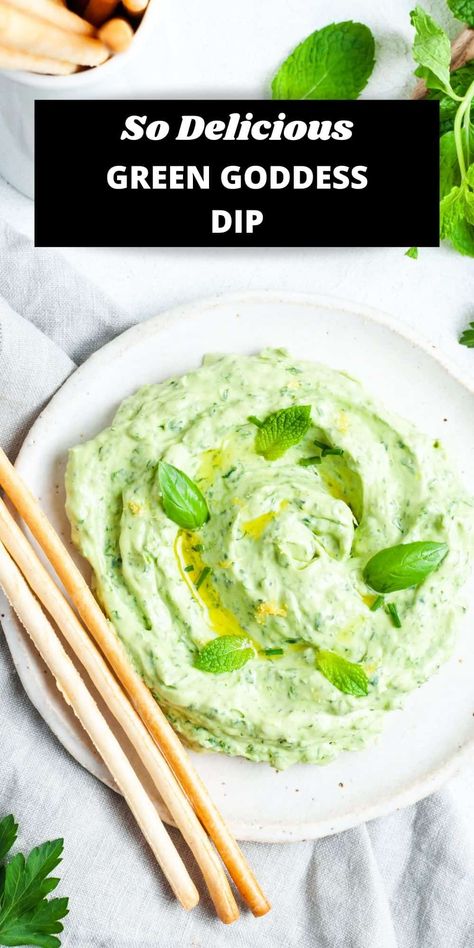 Acid Reflux Diet Meals, Green Goddess Dip, Green Dip, Green Foods, Green Dips, Complicated Recipes, Classic Potato Salad, Dip Recipes Easy, Sliced Meat