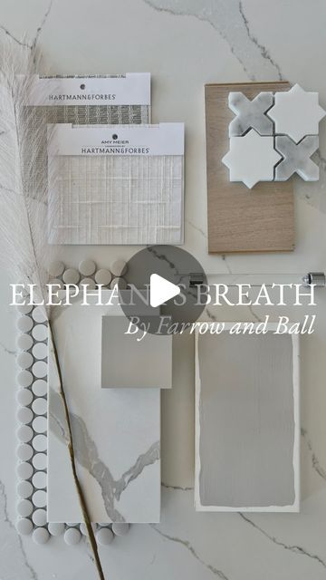 Tara Nelson on Instagram: "Elephants Breath by Farrow and Ball 🤍  May I introduce you to one of the most beautiful handcrafted brand of paints on earth! It is the one and only @farrowandball which originates in Dorset, UK.  So if you’re looking for a beautiful mid grey that gives warmth to any space then you need to consider one of their most popular paint colors; Elephants Breath. It is an ever changing color with it appearing light beige to warm gray to even a slight mauve (don’t let scare you!). There is a reason this shade is a favorite. It is lovely in so many interior spaces, from cabinetry to living rooms, bedrooms and bathrooms, or a feature wall. Elephants Breath is the perfect calming shade from a perfect paint company!   Let me know what you think!   Photo via: Pinterest.com Ph Elephant Breath Farrow And Ball Bedroom, Living Room Feature Wall Colour Ideas, Elephant Breath Farrow And Ball, Elephants Breath Living Room, Elephants Breath Bedroom, Farrow And Ball Elephants Breath, Elephants Breath Paint, Farrow And Ball Bedroom, Most Popular Paint Colors