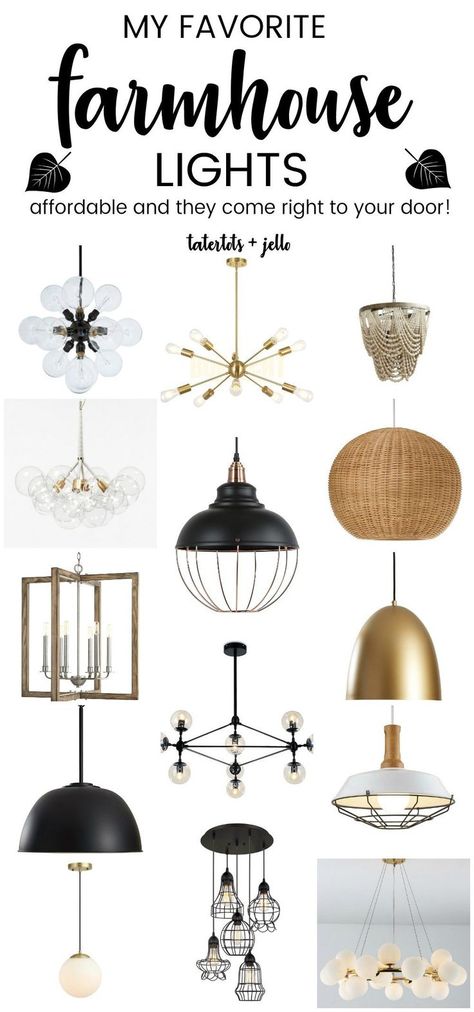 The BEST Affordable Modern Farmhouse Lights. Add a modern vibe to your cottage or farmhouse with these stylish and affordable lights that will come right to your home. Modern Farmhouse Lights, Modern Farmhouse Lamps, Farmhouse Lights, Historic Lighting, Modern Farmhouse Chandelier, Farmhouse Style Lighting, Modern Farmhouse Lighting, Farmhouse Lamps, Farmhouse Chandeliers