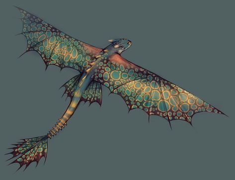 Tiamat Dragon, Dragon Flying, Night Fury Dragon, Httyd Art, Wings Of Fire Dragons, Dragon Sketch, Httyd Dragons, Creature Artwork, Dragon Trainer