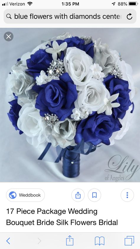 Bouquet Bridesmaid, Silk Flower, Bouquet Wedding, Flower Bouquet Wedding, Bridesmaid Bouquet, Wedding Bouquet, Bridal Bouquet, Bouquets, Royal Blue