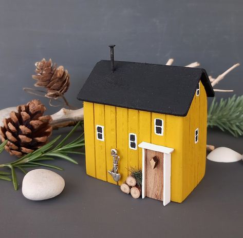 This Home Accents item by DriftwoodSails has 5 favorites from Etsy shoppers. Ships from United Kingdom. Listed on 08 Apr, 2024 Beachy House, Wooden House Decoration, Yellow Artwork, Mini Landscape, Scrap Wood Crafts, Small Wooden House, Scandinavian Architecture, Wooden Cottage, Wood Building