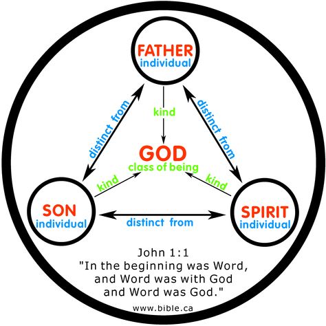 The oneness of God. Great Trinity study/explanation. Click to read The Trinity Explained, Bible Genealogy, Worship Quotes, Bible Study Help, Bible Illustrations, Bible History, Christian Symbols, Good Prayers, The Trinity