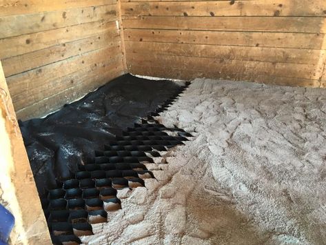 Barn From the Ground Up: Part 1 | HORSE NATION Horse Boarding Ideas, Run In Shed For Horses, Horse Stall Floor, Horse Paradise, Mud Management, Stall Flooring, Equestrian Barns, Barn House Kits, Cattle Barn