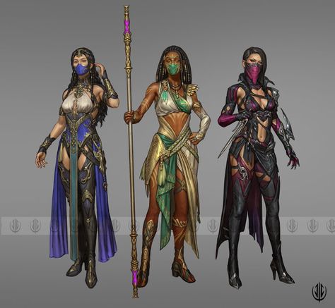 JC on X: "K.J.M. in position... It's showtime girls. #MortalKombat https://t.co/xZAplAmzFt" / X Kitana Mileena, Jade Mortal Kombat, Kitana Mortal Kombat, Fantasy Art Couples, Mortal Kombat Characters, Mortal Kombat Art, Mortal Kombat 1, King Of Fighters, Cyberpunk Art