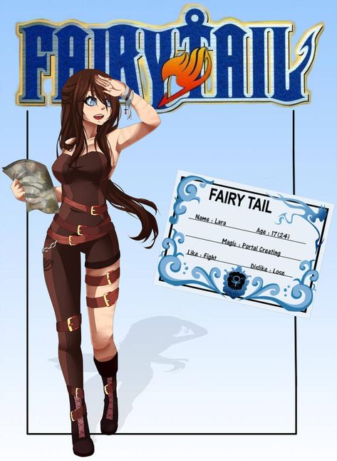 [Fairy Tail OC] Lara Guild Card by Lirrys Fairy Tail Names, Fairy Tail Oc, Magic Portal, Oc Manga, Fairy Tail Girls, Fairy Tail Characters, Fairy Tail Anime, Nalu, Anime Oc