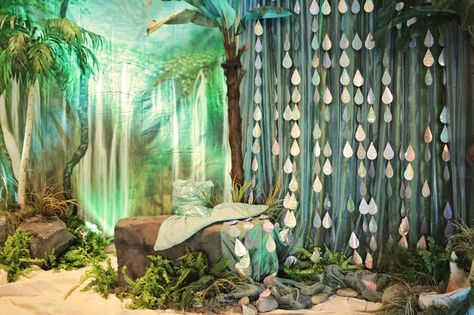 pj hummel and company rain drop water curtain backdrop Peter Pan Crafts, Peter Pan Wedding, Peter Pan Captain Hook, Lincoln Birthday, Peter Pan Party, Water Curtain, Drop Water, Curtain Backdrop, Prom 2022