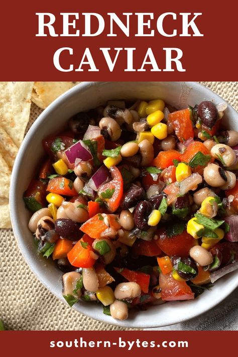 Cowboy Caviar Recipe, Southern Side Dishes, Cherry Tomato Plant, Canning Sweet Corn, Caviar Recipes, Cooking Dried Beans, Cowboy Caviar, Italian Salad Dressing, Vinegar Dressing