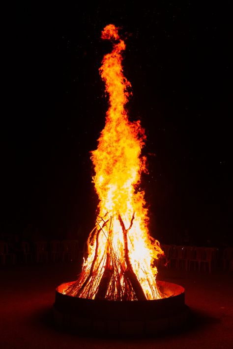 Huge Bonfire, Photography