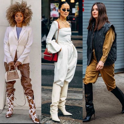 The Style Killers on Instagram: “Who remembers when the last thing anybody wanted to do was wear a baggy pant tucked in a boot? 😂 —— Now, we’re obsessed with a baggy pant…” Boots With Baggy Pants, Baggy Pants With Boots, Pants With Boots, Baggy Pants, Baggy Pant, Tall Boots, Style Board, Trench Coat, Boots