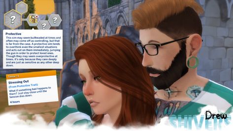 Endless Sims 4 CC — drewshivers: Custom CAS Trait: Protective Love... Love Is Powerful, Sims Traits, Sims 4 Challenges, Sims 4 Traits, Love Run, Sims 4 Cc Packs, Ts4 Cc, Sims 4 Cc, Stressed Out