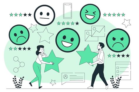 Emotional feedback concept illustration | Free Vector #Freepik #freevector #satisfaction #customer-satisfaction #happy-customer #feedback Feedback Illustration, Concept Illustration, Happy Customer, Customer Feedback, Reference Photos, Customer Satisfaction, Graphic Resources, Communication, Vector Free