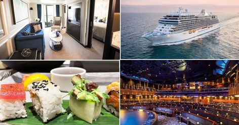 Regent Seven Seas Splendor review: What’s… | World of Cruising Luxury Ship, Sushi Platter, Luxury Cruise Ship, Buffet Restaurant, Cosy Room, Seven Seas, French Restaurants, Luxury Cruise, Pacific Rim