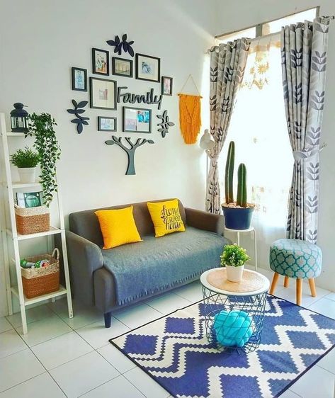 Decor Corner, Living Room Decor Indian, Colorful Room Decor, Indian Living Room, Simple Living Room Decor, Indian Room Decor, Drawing Room Decor, Colorful Room, Indian Bedroom Decor