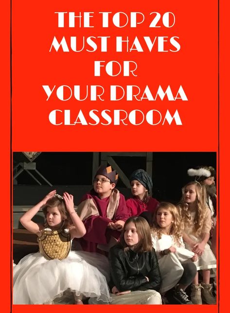 The Top 20 "Must Haves" for Your Drama Classroom Drama Teacher Classroom, Drama Classroom, Thanksgiving Play, Middle School Drama, Theatre Classroom, Teacher Career, Technical Theatre, Drama Activities, Teaching Theatre