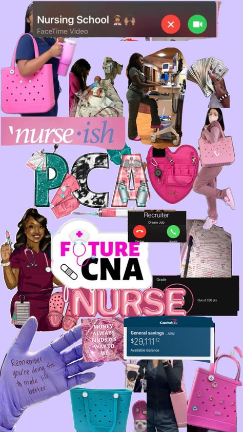 Cna License Aesthetic, Vision Board Ideas Cna, Cna Black Women, Nursing Vision Board, Cna Lifestyle, Lpn Nursing Student, Nurse Outfits, Doctor Aesthetic, Nursing School Inspiration