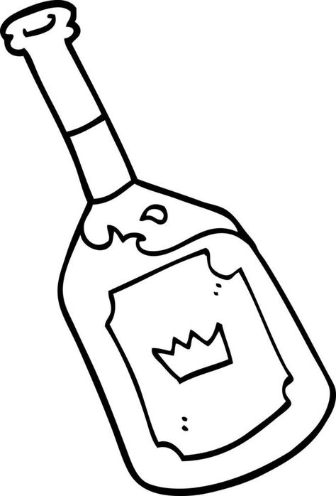 line drawing cartoon alcoholic drink Cool Easy Drawings, Vector Technology, Alcoholic Drink, Drawing Cartoon, Coloring Sheets, Math Activities, Cartoon Drawings, Line Drawing, Easy Drawings