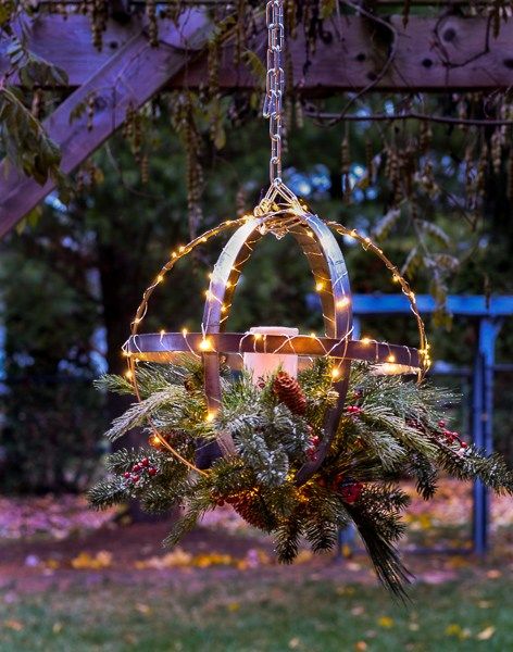 Christmas orb, Christmas sphere, hanging Christmas decoration, Christmas lantern Christmas Orbs Decorating Ideas, Outdoor Hanging Christmas Decor, Wine Barrel Christmas Decor, Christmas Lights Outdoor Trees, Jul Diy, Chirstmas Decor, Christmas Garden Decorations, Lantern Christmas, Christmas Lantern