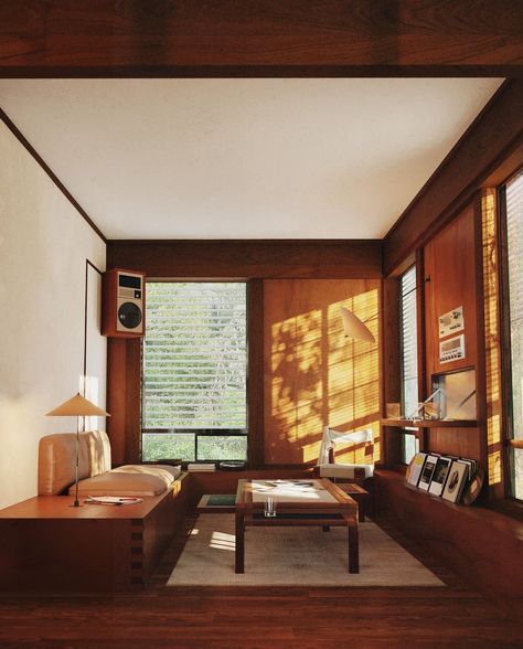 Charlotte Taylor, Mid Century Modern Interiors, 아파트 인테리어, Retro Interior, Cozy Interior, House Room, Mid Century House, Interior Inspo, Dream Home Design