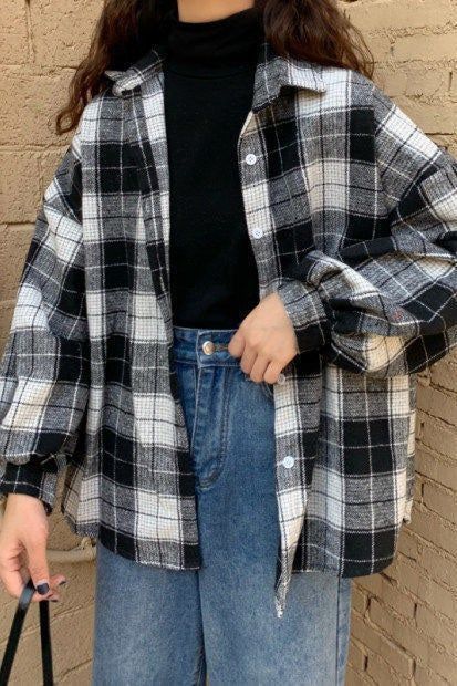 Flannel Outfits, غرفة ملابس, Quick Outfits, Tomboy Style Outfits, Indie Outfits, Swaggy Outfits, Tomboy Fashion, Spring Shirts, 가을 패션