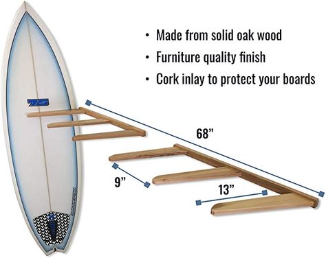 Paddle Board Storage, Surfboard Wall Rack, Surfboard Storage, Surfboard Rack, Best Surfing Spots, Board Rack, Outdoor Adventure Gear, Surfboard Wall, Foam Flooring