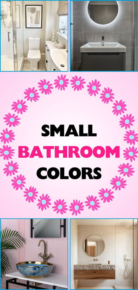 Discover fresh and stylish small bathroom color ideas that will make the most of your space with bright, bold, and neutral palettes. What Color Should I Paint My Bathroom, Small Bright Bathroom Ideas, Trending Bathroom Colors 2024, Bathroom Colors For Small Bathrooms, Paint Ideas For Small Bathrooms, Bathroom Color Ideas For Small Bathrooms, Color For Bathroom Walls, Color Schemes For Small Bathrooms, Small Bathroom Wall Colors