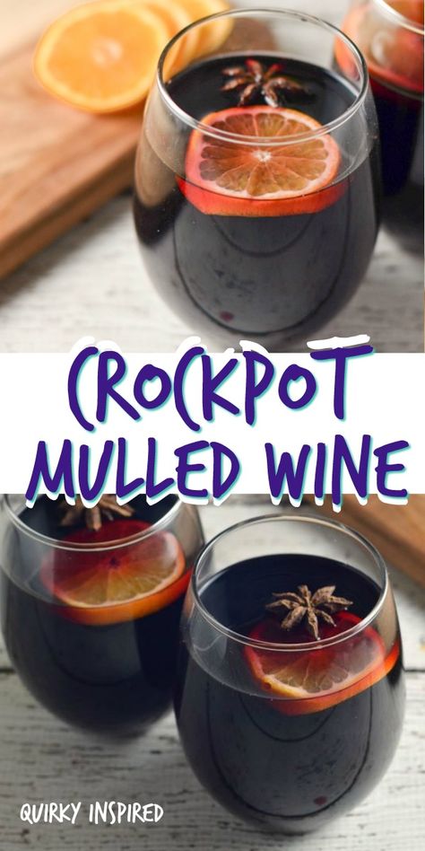 Mulled Wine Recipe Crockpot, White Wine For Cooking, Mulled Wine Crockpot, Mulled Wine Slow Cooker, Mulled Red Wine, Spiced Wine Recipe, Mulled Wine Recipe, Wine Recipe, Spiced Wine