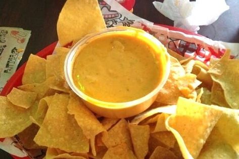 Tijuana Flats Queso Recipe Tijuana Flats Queso Recipe, Cooking For Dummies, Queso Recipe, Chip Dip, Favorite Comfort Food, Fresh Veggies, Stuffed Jalapeno Peppers, Melted Cheese, Tortilla Chips