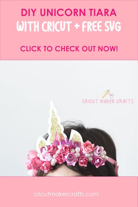 Perfect unicorn crown to make with kids, great for birthday parties, makes an awesome party craft, super affordable, great for photoshoots | FREE SVG includedCricut paper craft ideas | Cricut projects for beginners | Cricut flowers | Cricut birthday projects Unicorn Cricut, Unicorn Crown, Crafts Cricut, Cricut Birthday, Unicorn Flowers, Birthday Projects, Brand Photoshoot, Easy Craft Projects, Diy Crafts To Do