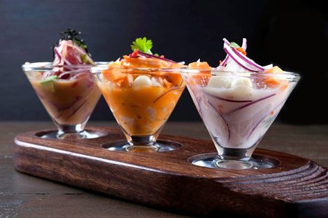 ¡Bien de Lima! La ruta del ceviche en Madrid y Barcelona Peruvian Ceviche, Ceviche Recipe, Peruvian Food, Peruvian Recipes, Latin Food, Wedding Food, International Recipes, Food Menu, I Love Food