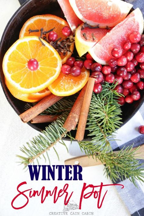 Winter Simmer Pot Recipe, Make Your Home Smell Amazing Naturally Simmer Pot Recipes House Smells Winter, Best Smelling Simmer Pot, Pine Simmer Pot, Simmer Pot Clean Smell, Orange Cinnamon Clove Simmer Pot, Yule Celebration, Simmer Pot Recipes, Potpourri Recipes, Cook Off