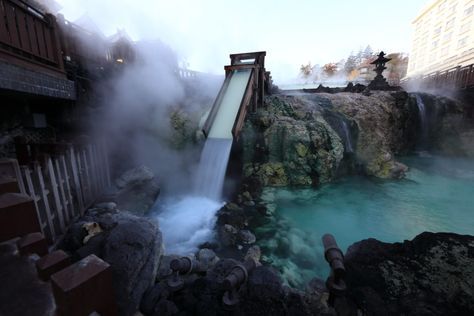 Onsen Kyoto, Outdoor Onsen, Onsen Japan, Japan Map, Hydrogen Water, Public Bath, Bamboo Forest, Hot Spring, Open Air