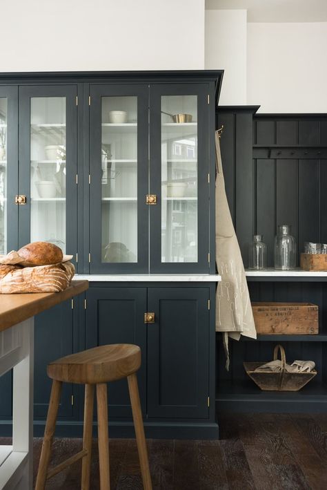 School Kitchen, Cabinet Refinishing, Kitchens Cabinets, Colonial Kitchen, Kitchen Studio, Devol Kitchens, Build Inspiration, Breaking Bread, Shaker Style Cabinets