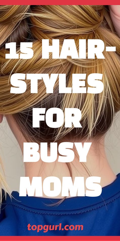 Cute and Easy Hairstyles for Busy Moms Easy Ways To Wear Long Hair Up, Mom Hair Do, Hair Styles For Medium Length 2020 Up Do, Easy Hairstyles For Teachers Simple, Mom Hair Styles Long Hair, Medium Length Updos For Work, Hair Up Ideas For Medium Hair, Cute Office Hairstyles Simple, Cute Outdoor Hairstyles