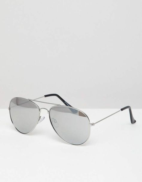 Vero Moda aviator sunglasses Aviator Sunglasses Women, Mirrored Aviator Sunglasses, Sunglasses Women Aviators, Silver Frame, Glasses Fashion, Aviator Sunglasses, Women's Accessories, Sunglasses Women, Bali